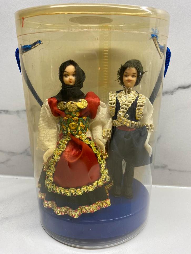 Vintage poppen uit Kreta-Griekenland jaren 50-60, Verzamelen, Poppetjes en Figuurtjes, Nieuw, Ophalen of Verzenden