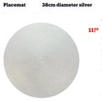 12 Onderleggers/placemat wit Thora, Ophalen, Zo goed als nieuw, Wit, Placemat