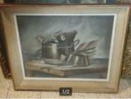 Pastel nature morte signe f claessens 1954, Antiek en Kunst, Ophalen of Verzenden