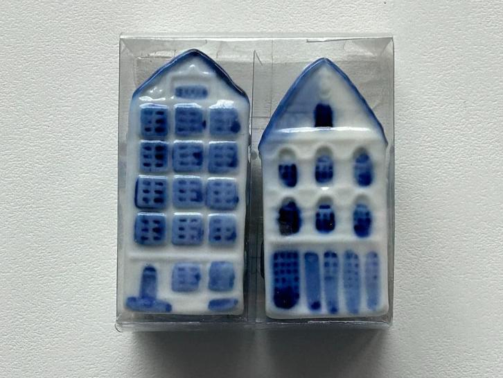 KLM huisjes Peper & Zout vaatje Porselein Delfs Houses, Verzamelen, Luchtvaart en Vliegtuigspotten, Nieuw, Schaalmodel, Verzenden