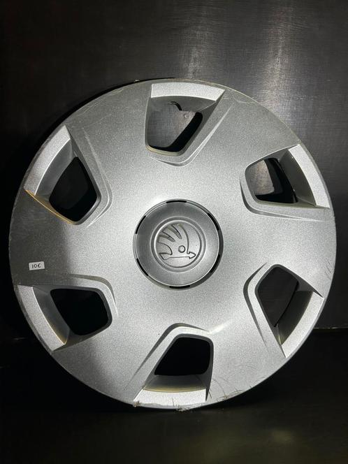 1 Skoda Fabia Rapid Scala Roomster Octavia 15" wieldop, Auto diversen, Wieldoppen, Gebruikt, Ophalen of Verzenden