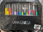 Lana Grossa haaknaaldenset, nieuw, Ophalen of Verzenden, Gebruikt, Haken, Naald
