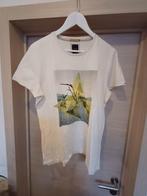JBC t-shirt wit/print met groen XL, Kleding | Heren, T-shirts, Ophalen of Verzenden, Gedragen, Wit