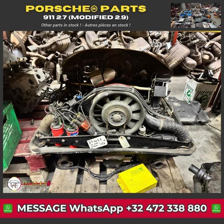 Porsche 2.9L-motor (basis 2.7) — Elektronische injectie & do, Auto-onderdelen, Motor en Toebehoren, Oldtimer onderdelen, Porsche