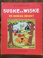 Suske en Wiske - De koning drinkt - Nr4 - herdruk 1960, Gelezen, Willy Vandersteen, Eén stripboek, Ophalen of Verzenden