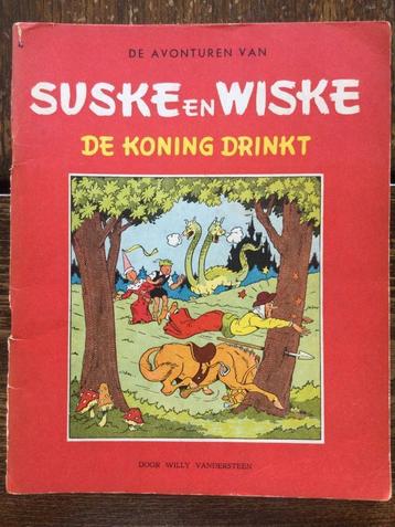 Suske en Wiske - De koning drinkt - Nr4 - herdruk 1960 beschikbaar voor biedingen