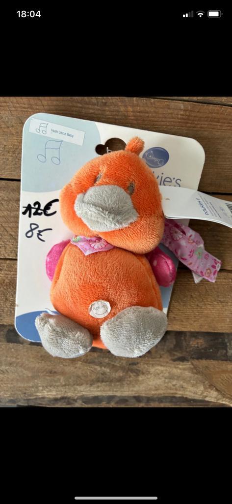 Nieuwe Noukies eendje, Kinderen en Baby's, Speelgoed | Knuffels en Pluche, Nieuw, Eend, Ophalen of Verzenden