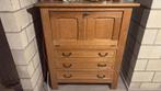 Massief eiken secretaire, Huis en Inrichting, Ophalen, Gebruikt, Klassiek
