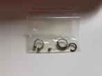Piercings 3 stuks, Handtassen en Accessoires, Piercings, Ophalen of Verzenden, Zo goed als nieuw, Staal