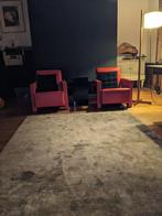 2 fauteuils Cassina Utrecht (chaise Gerrit Rietveld), 75 à 100 cm, Comme neuf, Enlèvement, 50 à 75 cm