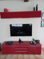 TVkast + bijhorende hangkast, Overige materialen, 25 tot 50 cm, Minder dan 50 cm, Modern