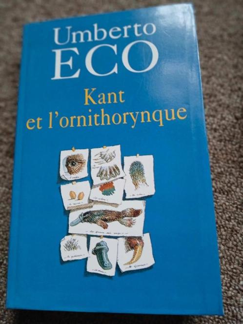 kant et l'ornithorynque umberto eco, Boeken, Literatuur, Ophalen