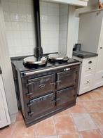 Aga fornuis - kleur Tin - 3 ovens - gas, Ophalen, 60 cm of meer, Zo goed als nieuw, Gas