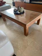 salontafel bruin, Ophalen, 100 tot 150 cm, 50 tot 100 cm, Zo goed als nieuw