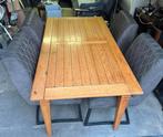 Eettafel met vier stoellen, Huis en Inrichting, Stoelen, Ophalen, Zo goed als nieuw