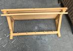 Houten hangkapstok met 5 haken en legplank, Nieuw, Minder dan 100 cm, Hout, Ophalen
