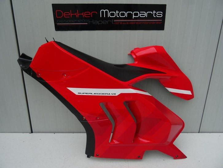 Linker Carbon Zijpaneel Ducati Superbike Superleggera V4 '21, Motoren, Onderdelen | Ducati, Nieuw, Ophalen of Verzenden