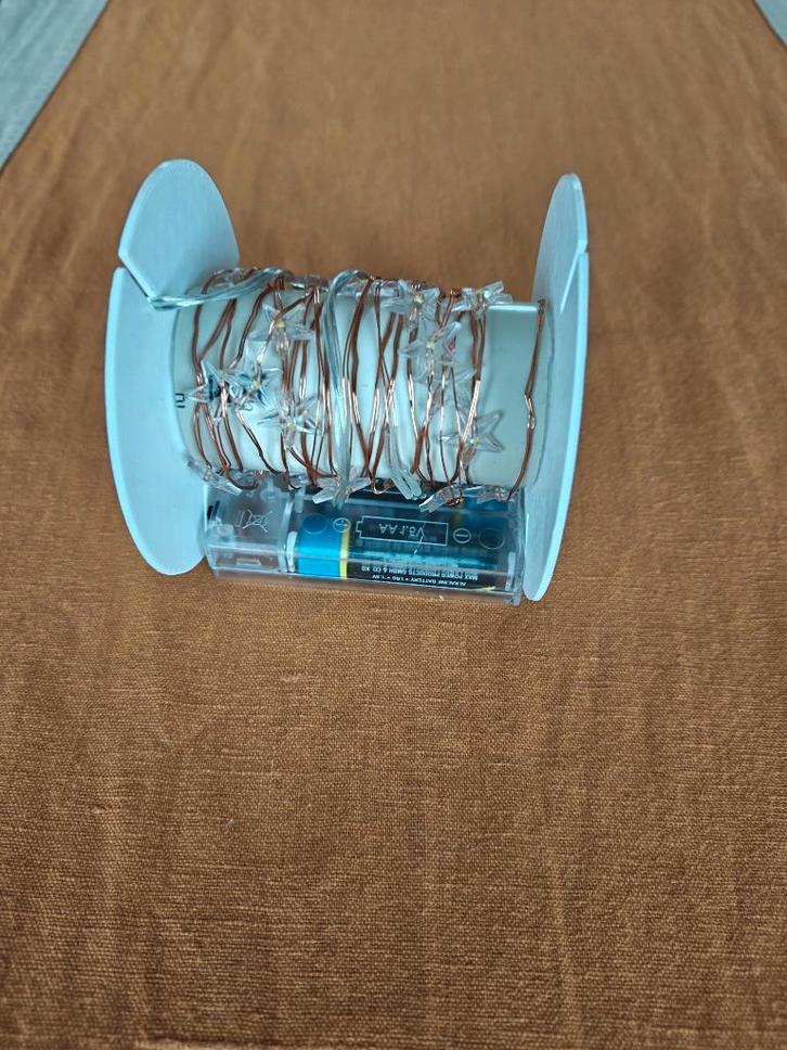 3D-print Bobijn/draadklos voor kerstlichtjes, Diversen, Kerst, Nieuw, Ophalen of Verzenden