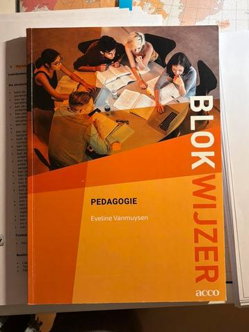 Eveline Vanmuysen - Blokwijzer: Pedagogie beschikbaar voor biedingen