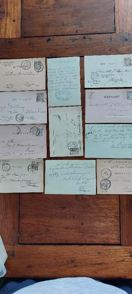 Briefkaarten 1875-1899 1306 stuks, Timbres & Monnaies, Lettres & Enveloppes | Belgique, Carte postale, Enlèvement ou Envoi