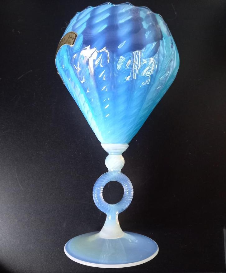 Enorme verre Empoli Stelvia glass, Antiek en Kunst, Antiek | Glaswerk en Kristal, Ophalen of Verzenden
