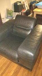 Design zetel leder, Huis en Inrichting, Ophalen