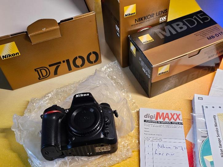 Nikon D7100 & Nikkor 16-85mm - 1200 clicks., Audio, Tv en Foto, Fotocamera's Digitaal, Nieuw, Spiegelreflex, Nikon, Verzenden
