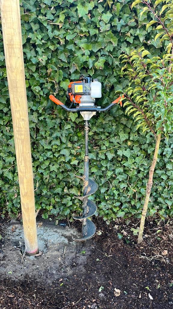 Grondboor te huur, Tuin en Terras, Hand-tuingereedschap, Zo goed als nieuw, Grondboor, Ophalen