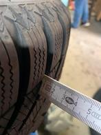 4 winterbanden op stalen velg met wieldoppen Volvo, Ophalen, Zo goed als nieuw