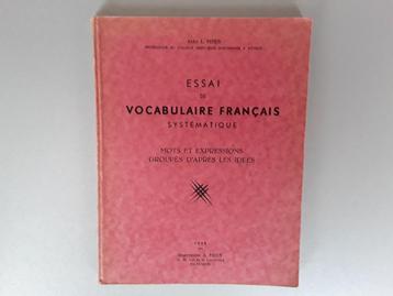 Essai de vocabulaire français systématique (L. Mees) (1948)