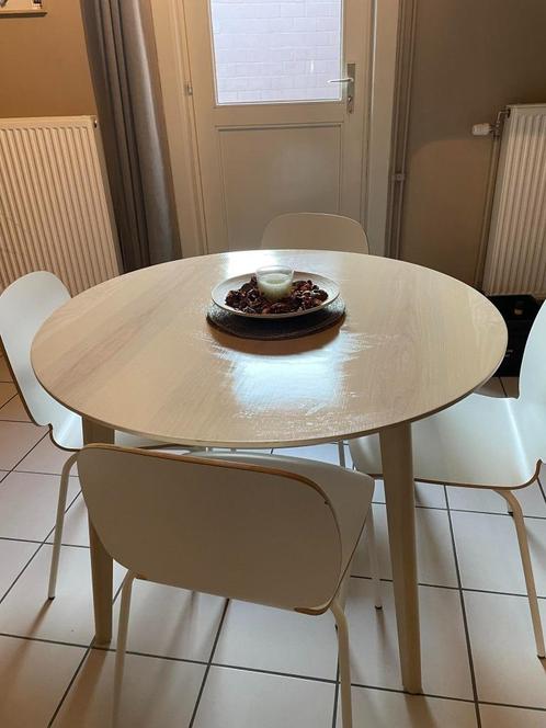 Ikea stoelen + tafel, Huis en Inrichting, Tafels | Eettafels, Zo goed als nieuw, 100 tot 150 cm, 50 tot 100 cm, Vier personen