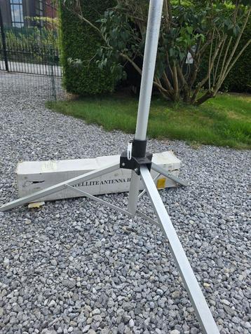 Support pied pour parabole camping, Enlèvement, Comme neuf