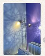 Industriële vloerlampen staal 2-lichts, Ophalen, Gebruikt, Metaal, 100 tot 150 cm