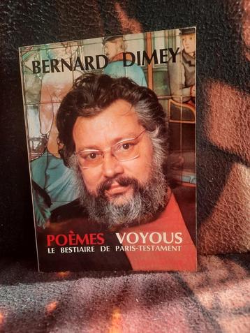 Gesigneerd Bernard Dimey Poèmes  beschikbaar voor biedingen