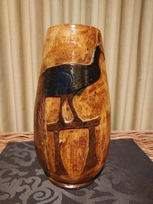Vaas Vase BOUFFIOULX Oscar DEMOULIN authentique 1963 design, Antiek en Kunst, Antiek | Vazen, Ophalen of Verzenden