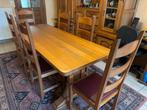Table en chêne massif avec 6 chaises., Maison & Meubles, Enlèvement, Comme neuf