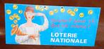 panneau d'affichage vintage en métal Loterie Nationale 1960, Enlèvement ou Envoi, Comme neuf, Panneau publicitaire