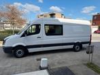 VOLKSWAGEN CRAFTER 20TDI L4H3 DUBBEL CABIN 2015 86000KM 7PL, Auto's, Voorwielaandrijving, Euro 5, Stof, Volkswagen