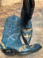 Cowboy boots maat 39-40, Ophalen, Blauw, Gedragen, Hoge laarzen