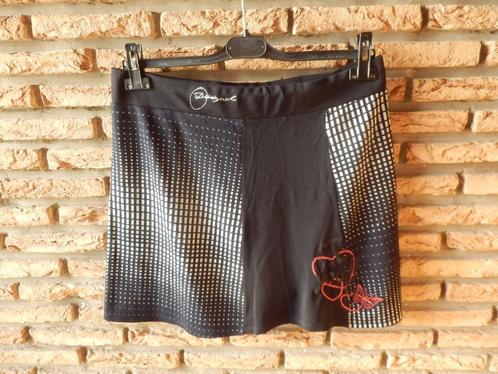 (25) -jupe femme t.42 noire - desigual -, Kleding | Dames, Rokken, Zo goed als nieuw, Maat 42/44 (L), Zwart, Boven de knie, Ophalen of Verzenden