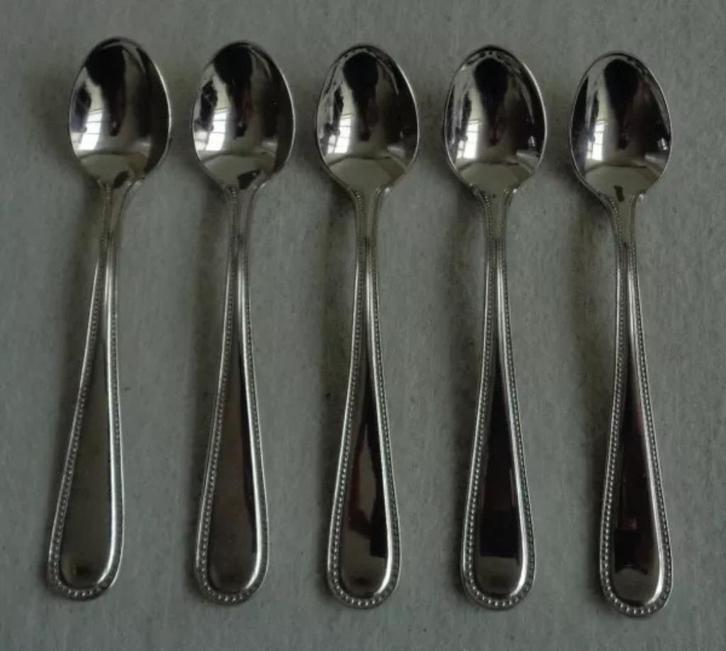 Keltum P7 Perle 5x mokkalepel 9,4cm espresso, Huis en Inrichting, Keuken | Bestek, Zo goed als nieuw, Verzenden