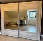Kleerkast met schuifdeuren + commode, Ophalen, 200 cm of meer, Met hangruimte, Zo goed als nieuw