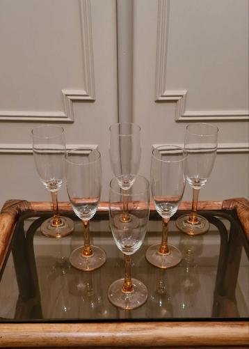 Set van 6 champagneglazen Luminarc