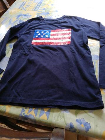 T-shirt garçon bleu marine. Taille 12 ans.  beschikbaar voor biedingen