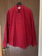 Heren hemd, rood, maat 41/42, goede staat, Kleding | Heren, Overhemden, Ophalen, Zo goed als nieuw, Rood
