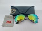 Ray Ban Aviator Large RB3025 002/4J flash, Ophalen of Verzenden, Gebruikt, Zwart, Zonnebril