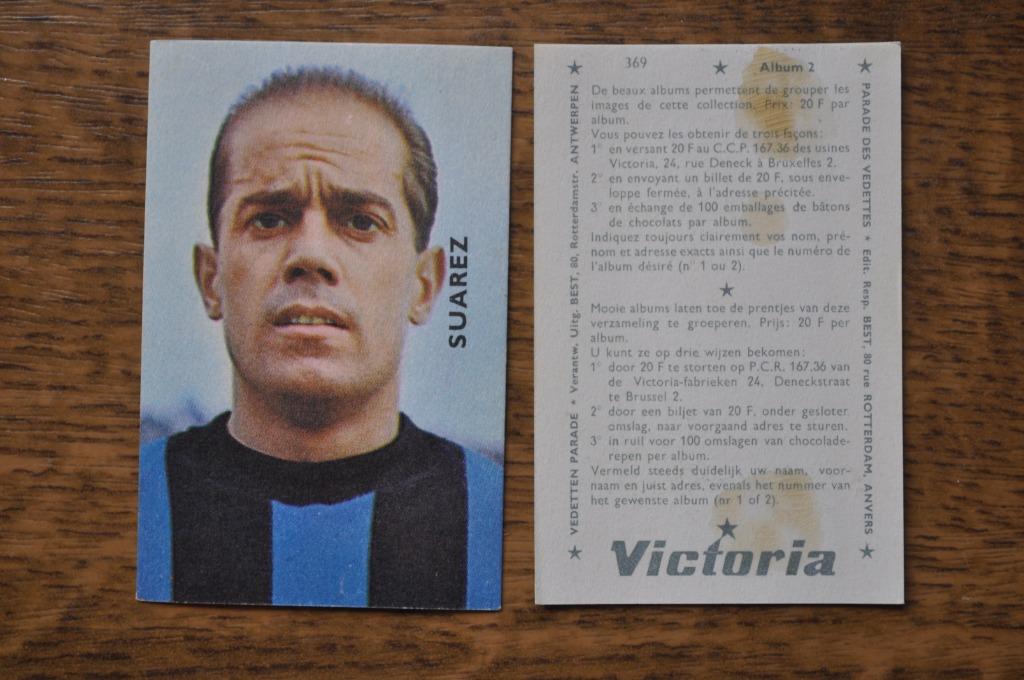 VICTORIA PRENTJE VOETBALLER SUAREZ, Ophalen of Verzenden, Gebruikt, Plaatje