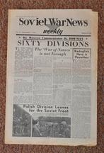 'Soviet War News'  van 9 september 1943  + 2 historische fot, Overige soorten, Boek of Tijdschrift, Verzenden