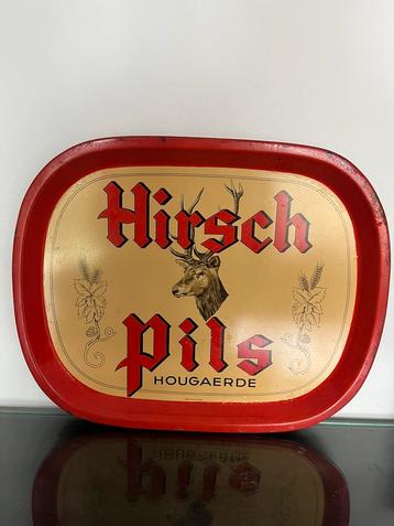 2 Duitse bier plateau Hirsch Pils Hougaerde 