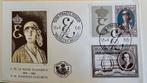 Timbres Belgique Reine Elisabeth - 1966, Timbres & Monnaies, Affranchi, Avec enveloppe, Maison royale, Envoi